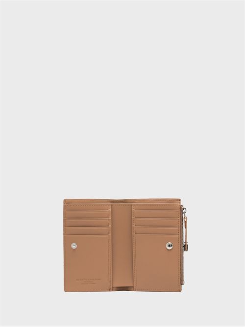 Small maxi grain leather wallet with zip GIANNI CHIARINI MARCELLA | PF6003TKLCLAY